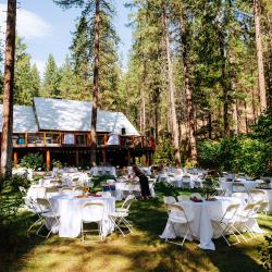 Dinner on the Main Lodge lawn