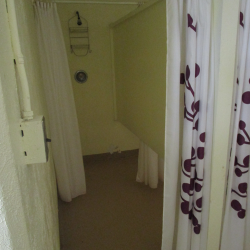 Showers in the bathhouse
